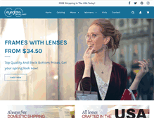 Tablet Screenshot of eyeglassfactoryoutlet.com
